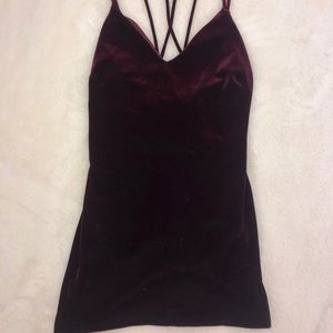 Lulus Velvet Mini Dress